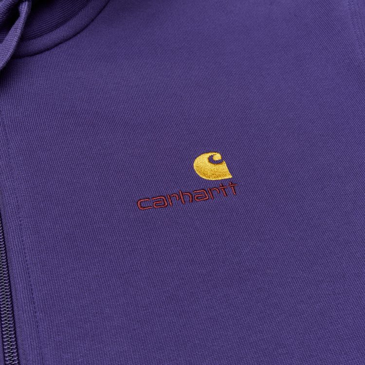 Толстовка мужская Carhartt WIP Hooded American Script Jacket I033063_aura артикул:I033063_aura - купить в магазине Дайс
