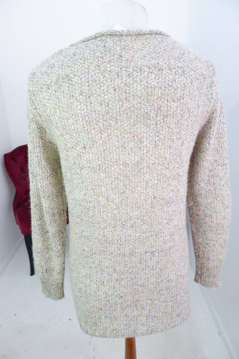 Джемпер Cortefiel вязаный с блестящей ниткой, маркировка М, визуально на 46 размер