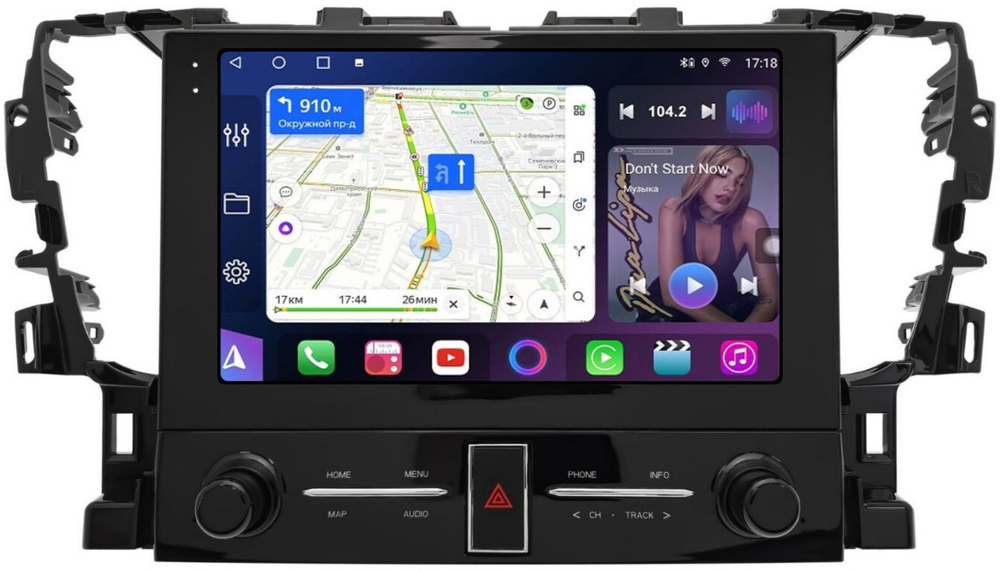 Магнитола для Toyota Alphard 3 Vellfire 2 H30 2015-2023 (любой руль, рамка с крутилками) - FarCar 7155F3 монитор 10" QLED на Android 13, 8-ядер, CarPlay, 4G SIM-слот