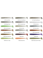 Приманка силиконовая Keitech Swing Impact 4.5" #417 Gold Flash Minnow, 3 упаковки по 6 штук