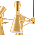 816081 Люстра DUMO 8х40W E14 ЛАТУНЬ/ЗОЛОТО