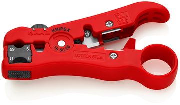 Стриппер для удаления изоляции с коаксиальных кабелей KNIPEX 16 60 06 SB KN-166006SB