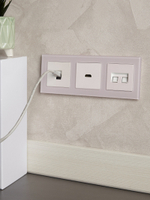 BRITE Рамка 3-местная РУ-3-2-Бр стекло розовый матовый IEK