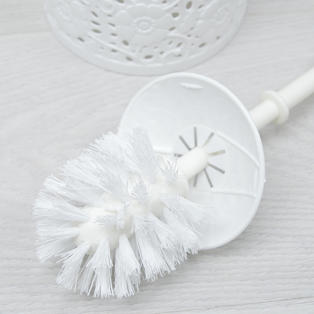 Ерш для туалета с подставкой "Ажурный", цвет микс