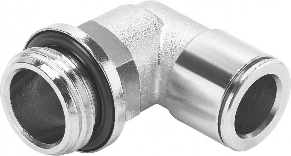Штуцер цанговый угловой Festo NPQM-L-G38-Q12-P10 (комплект 10 шт)