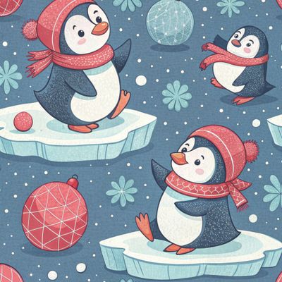 Пингвинчики на льдинах 1