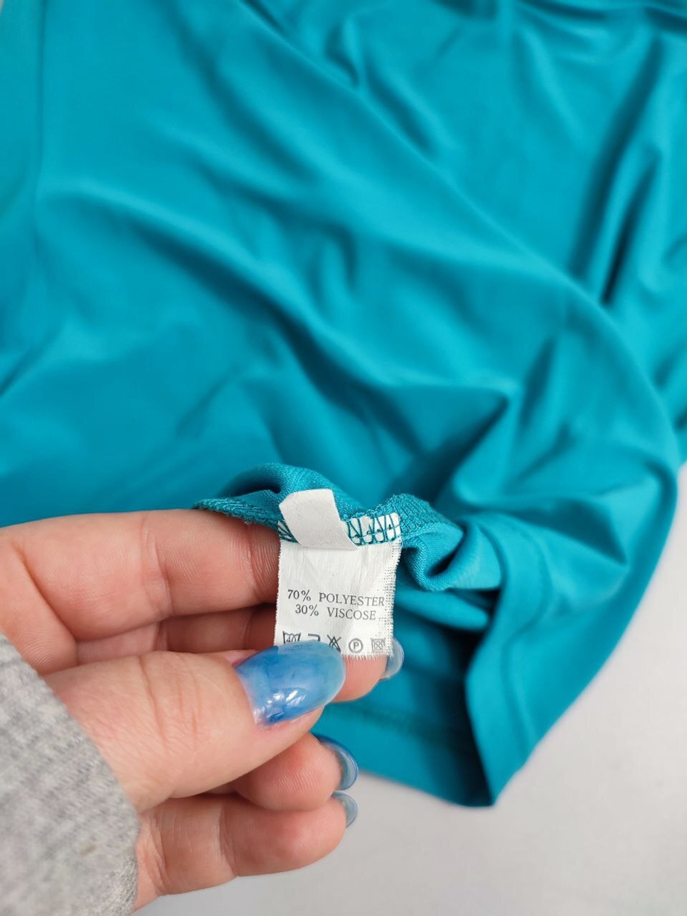 Топ Matiolla бирюзовый 44 размер