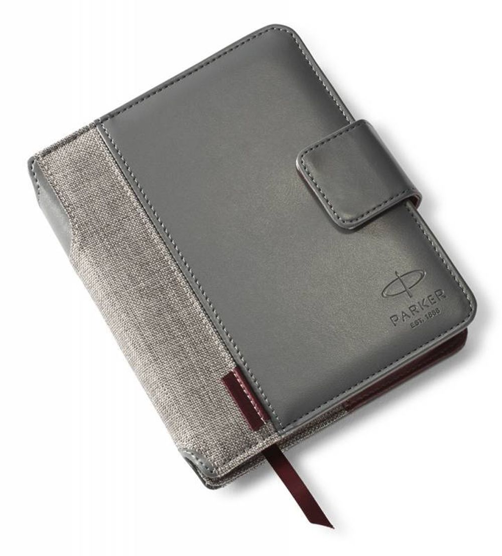 Набор перо и блокнот Parker Sonnet F530 LaqBlack GT перо 18Ct F (1978402)