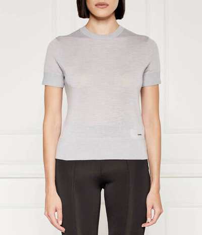 Хлопковая блузка Calvin Klein - серый(K20K207201)