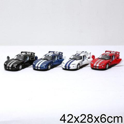 Модель ин. мет. 1:36 "Dodge Viper GTS-R" в ассорт. ШБ KT5039D (Kinsmart)