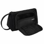 Пенал мягкий трапеция 220*100*80 Brauberg Black, с ручкой, полиэстер