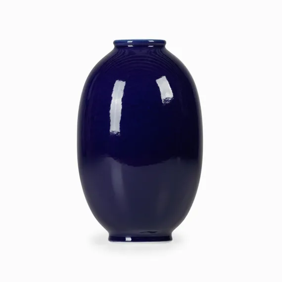 Ваза Pomponia II высота 43 см, синяя