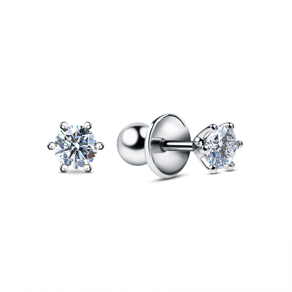 Пусеты Licht 0.6 ct
