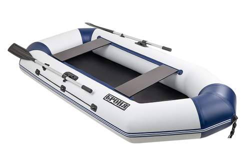 Броня-260 белый-синий (лодка ПВХ с усилением)