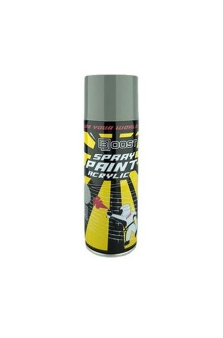 Краска-спрей BOOST 520 мл серебрянная  (1/12)