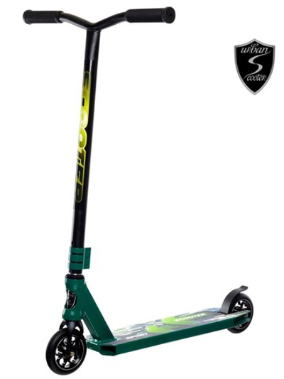 Трюковой самокат Urban Scooter Extreme 110 Print Sport зеленый