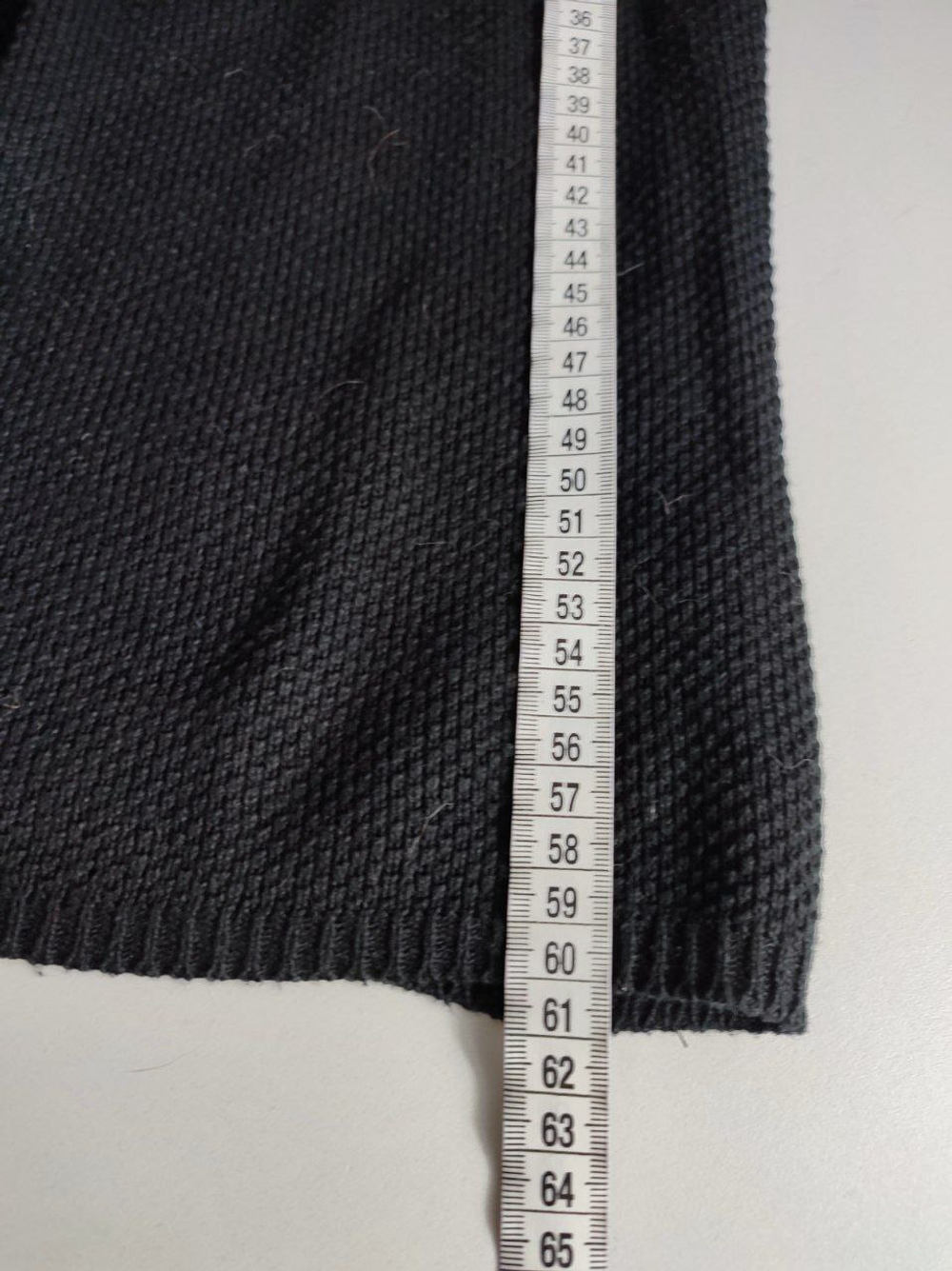 Джемпер с хлопком вязаный 46 размер