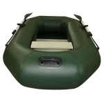 Лодка ПВХ Polar Bird Чирок Гребная PB-230Т Teal со стеклокомпозитной сланью и банкой Зелёная