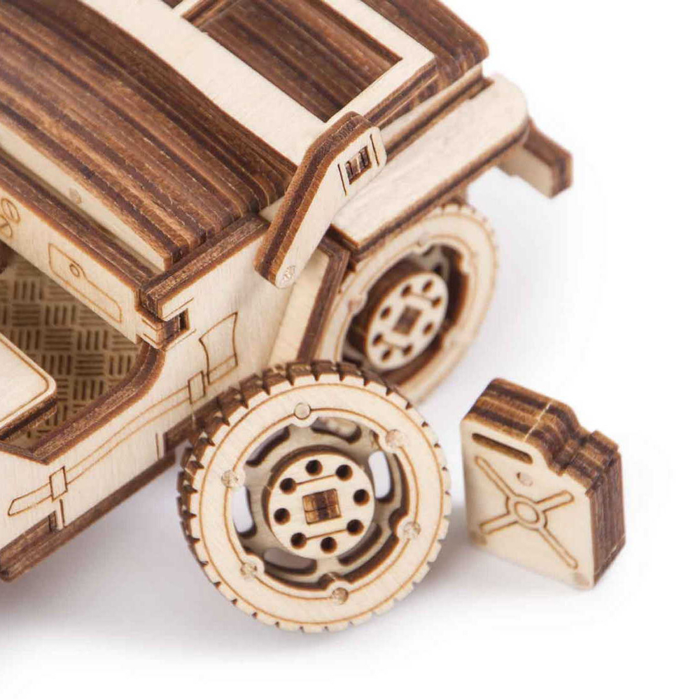 Деревянный конструктор Джип 4х4 (Wood Trick)