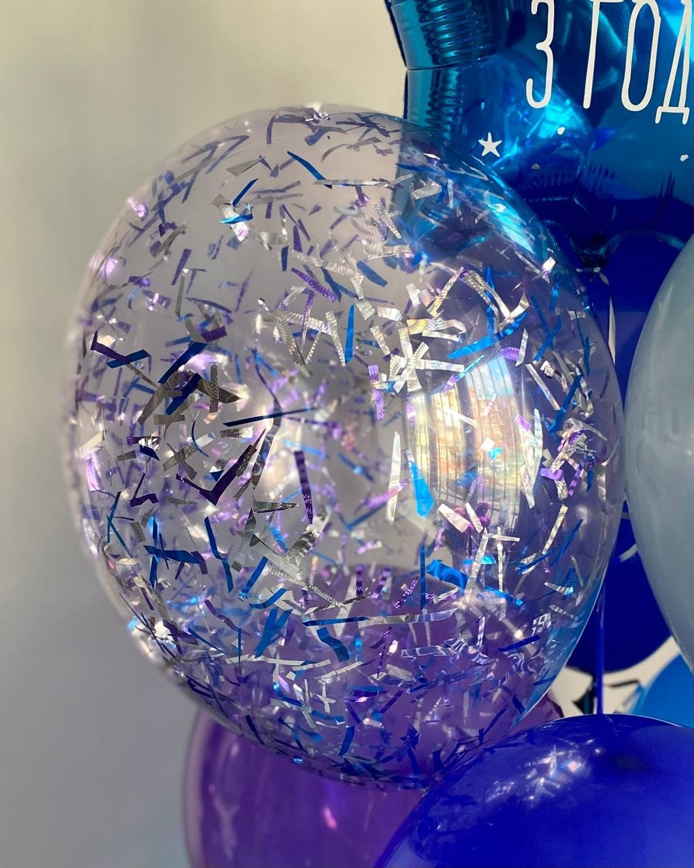 Большая коробка с воздушными шарами " Ты наш космос " , Космонавт №3176