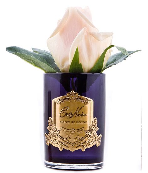 Ароматизированная коралловая роза в черной вазе, Cote Noire