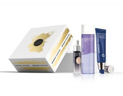 GERMAINE DE CAPUCCINI Golden Hours EXCEL THERAPY O2 EMULSION 2022 Набор TE SRNS Регенерирующая сыворотка-бустер 15 мл+Options Жидкость для демакияжа бифаза 125 мл+ET O2 Эмульсия кислородонасыщающая 50 мл