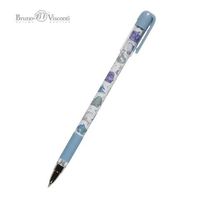 Ручка шариковая 0.5мм синяя "MagicWrite. Акулы" (Bruno Visconti)