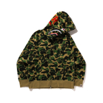 A Bathing Ape Giant Abc Camo Full Zip Худи зеленый