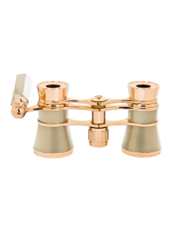 Театральный бинокль-лорнет Levenhuk Broadway 325E Золотистый