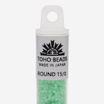 Японский бисер TOHO Round 15/0 (№144F), жемчужный матовый