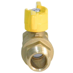 Кран для газа 1", Г-Ш, ручка-бабочка, БАЗ, БАЗ.А11.1.25.40