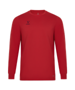 Футболка баскетбольная с длинным рукавом DIVISION PerFormDRY Pre-Match Longsleeve Jersey, красный