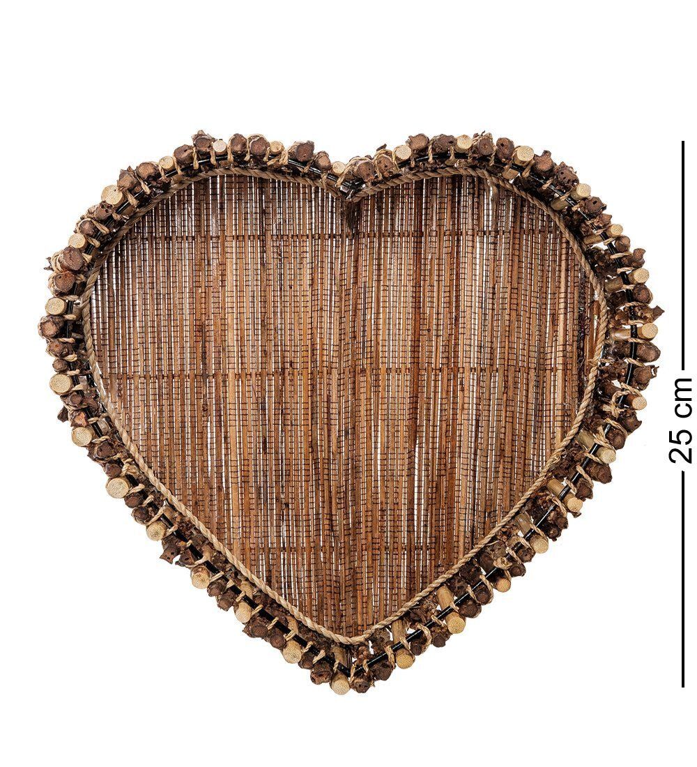 63-015-02 Декоративная корзинка средняя (о.Бали)