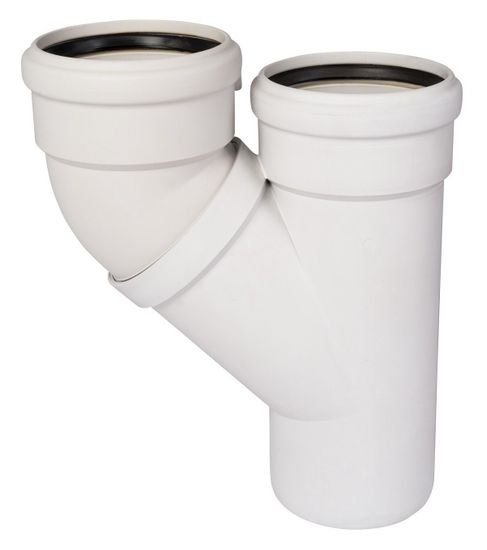 Тройник параллельный Ostendorf Skolan dB SKPA 110/110 мм канализационный (335920)