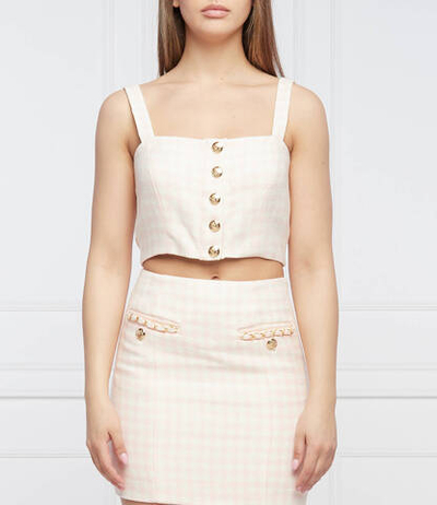 топ GUESS - желтый(W1RH26 WECT0)