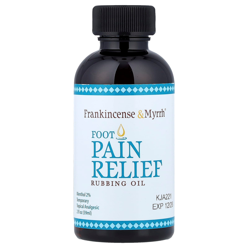 Frankincense & Myrrh, втирающее масло для облегчения боли в ногах, 59 мл (2 жидк. унции)