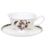 Чайная пара «Цветочная грация» (кружка 220мл, блюдце) лилии