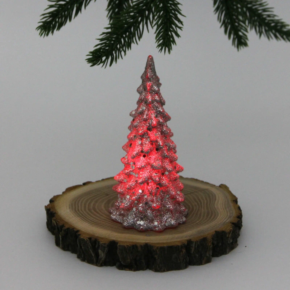 Сувенир с подсветкой «Волшебная красавица» 12 см, Серебро (работает от батареек LR44*3)