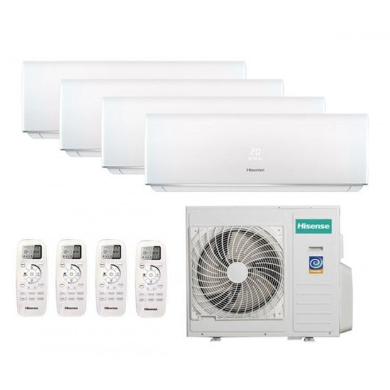 Мульти сплит-система Hisense на 4 комнаты (25+25+25+25 кв.м.) Smart