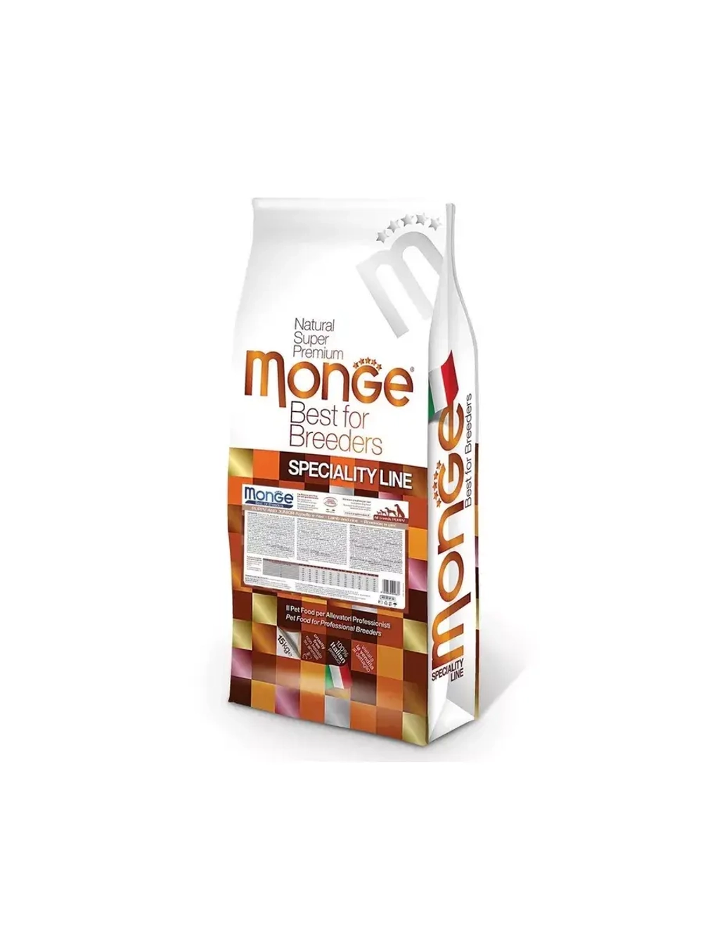 Monge (Монж Дог Паппи Джуниор) Dog PFB Speciality Line Puppy & junior All Breed корм сухой для щенков ягненок и рис 15 кг.