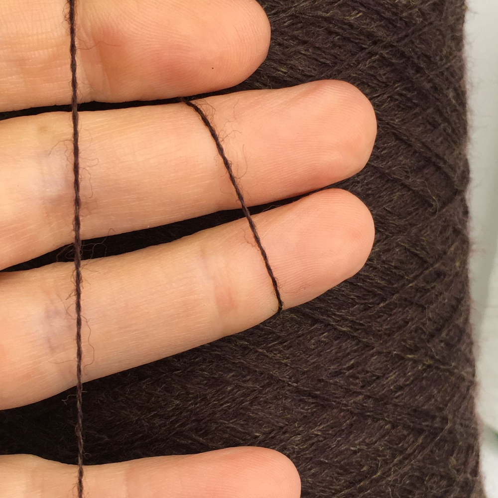 TOPWOOL Safil 100% меринос; 1400м/100гр (2/28) col.993 Bruciato melang. Кориченвый меланжевый