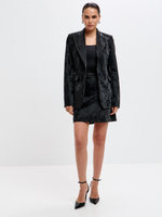 Юбка Пикси из экокожи в оттенке опал