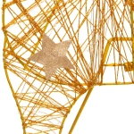 Сувенир с подсветкой «Стук копытц» 47 см (батарейки 3 AA), Теплый белый