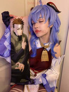 Мини дакимакура Ямато и Какаши Хатаке из Наруто арт. M0568, 60х20 см