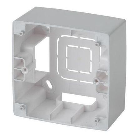 Коробка накладного монтажа 1 пост Эра12 алюм. 12-6101-03 ЭРА Б0043162