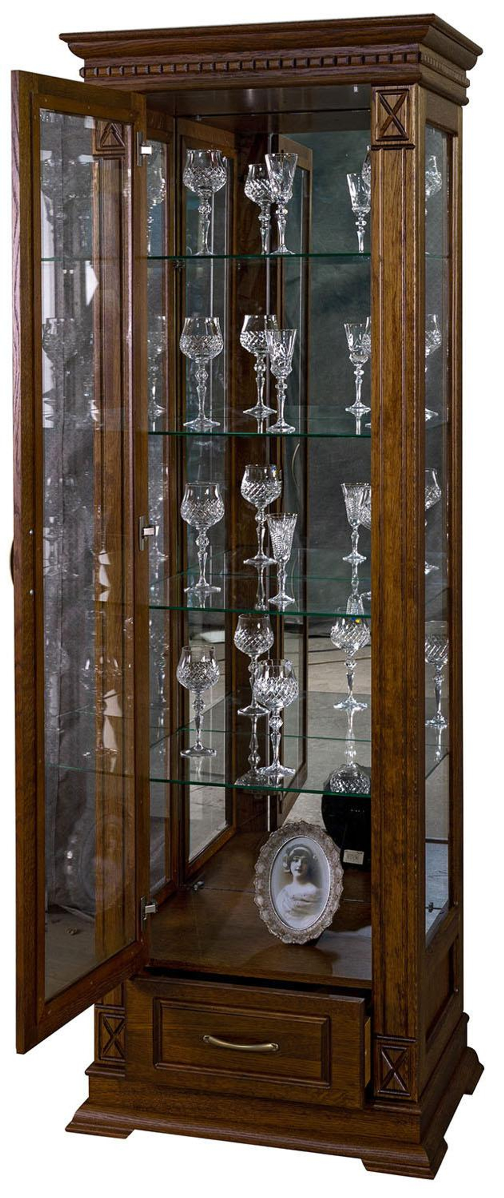 Шкаф-витрина «Верди Классик» П1.0487.0.11-01