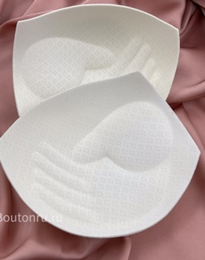Чашки для бюстгальтера белые пуш-ап "Ладошки"