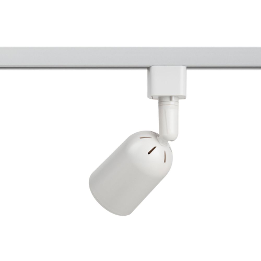 Трековый светильник однофазный ЭРА TR41-GU10 WH под лампу GU10 белый | Однофазные светильники под лампу