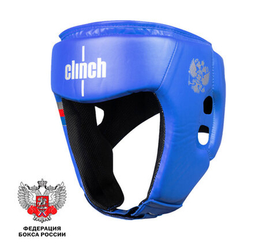 Шлем боксерский Clinch Olimp синий C112