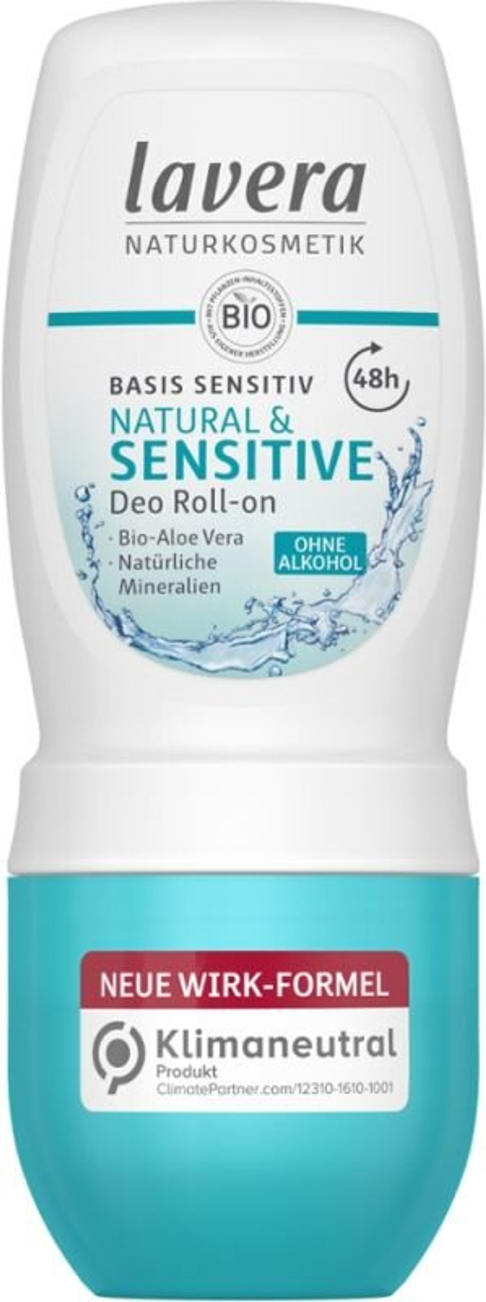 Шариковый дезодорант Lavera Basis Sensitiv Natural & Sensitive, 50 мл